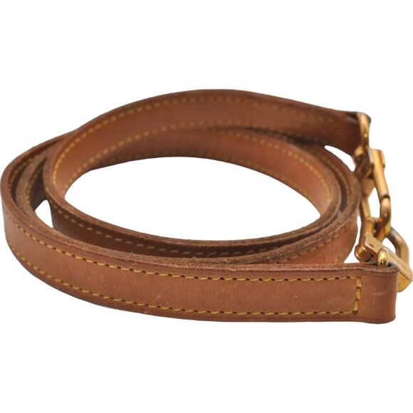 830177AG (V2) Louis Vuitton Strap 39.6" Beige Leather - Picture 7 of 10